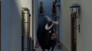 Бык Фердинанд разнес деревню. "Я 900кг перышко" | Фердинанд (2017)