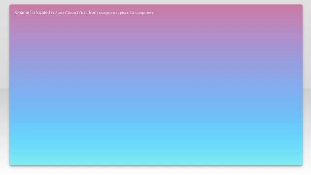 bash: composer: command not found смотреть онлайн