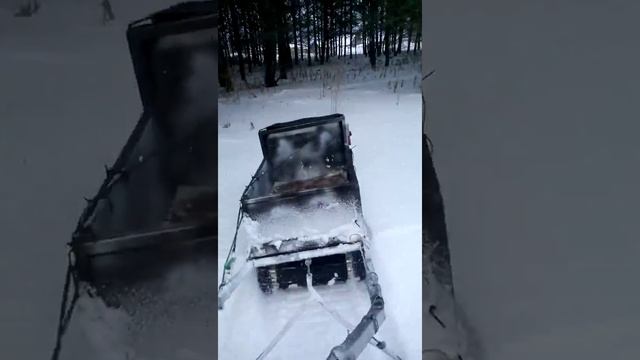 Покатушки на самодельной мотособаке. смотреть онлайн