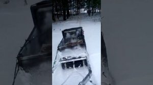 Покатушки на самодельной мотособаке.