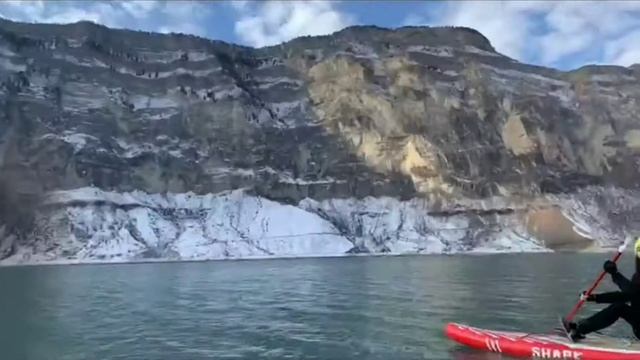 "Горцы на волне" на зимней SUP-прогулке. смотреть онлайн