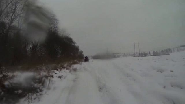 первая зима Yamaha Grizzly 300 смотреть онлайн