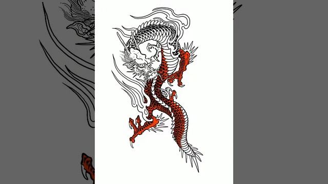 How to draw a dragon. Speed draw!! смотреть онлайн