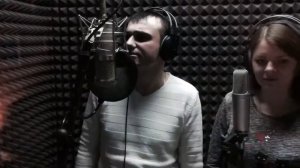 Сергей Клушин и Екатерина Эбель запись новой песни "Прости"