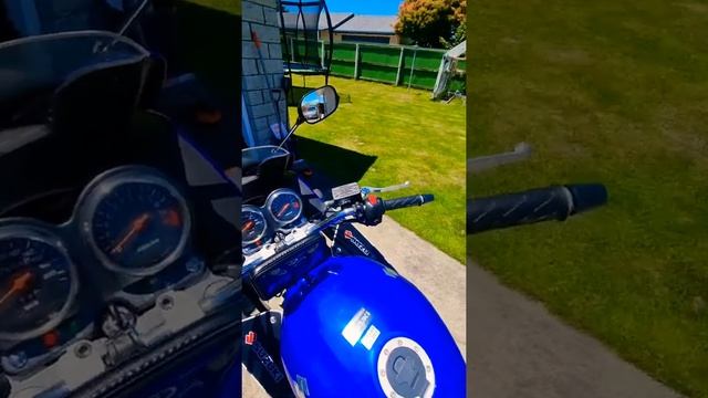 Suzuki GS500F Walk-around, Startup & Rev. Megacycle Exhaust.