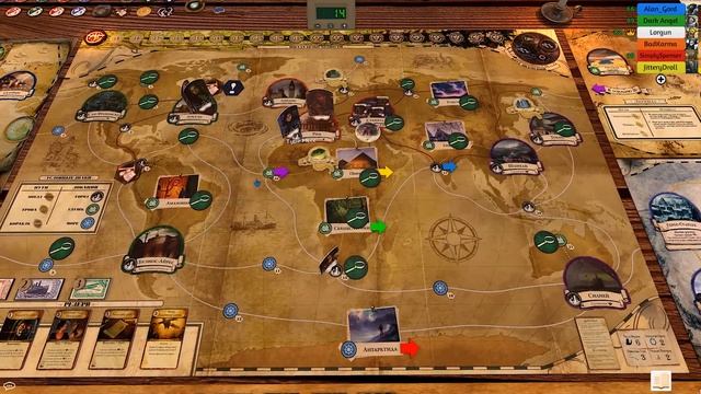 Eldritch Horror - Больше улик! [полная игра ч. 2] смотреть онлайн