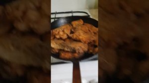 Продолжение приготовления стейка горбуши!