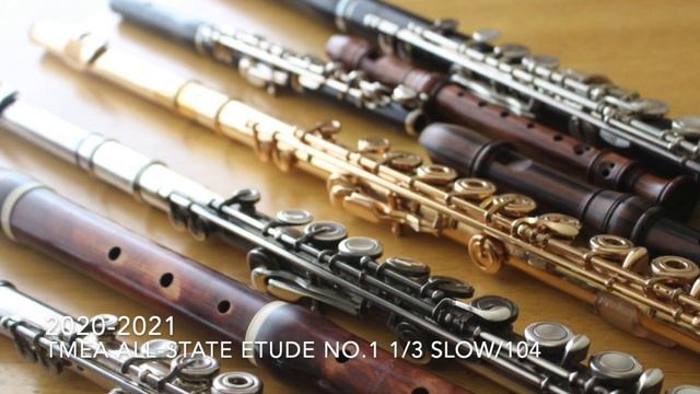 2020-2021 TMEA All-State Flute Etude No. 1 1/3 смотреть онлайн