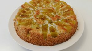 -53 кг. Десерт для похудения. Ангельский бисквит с яблоком. 99 ккал