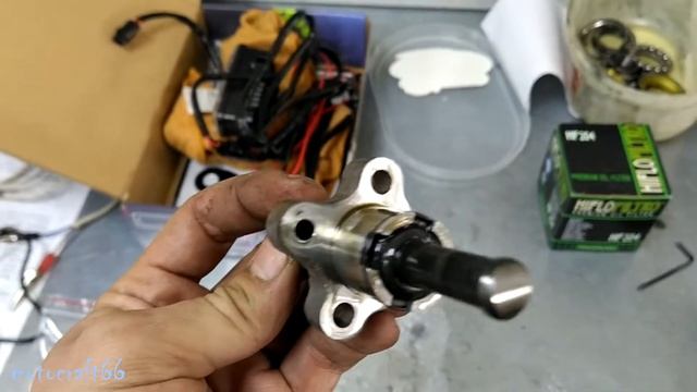 Honda CBR1000FB установка механического натяжителя ГРМ