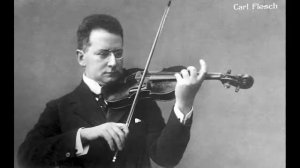 Carl Flesch (violin) - Pastorale ('Solomon' - Handel-Flesch-Eisner) (1928)