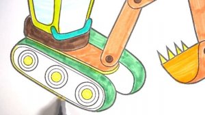 ?Раскрашиваем АЛФАВИТ | Как раскрасить ЭКСКАВАТОР | Изучаем букву Э | Познавайка ТВ?