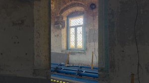 Воскресенский храм с. Ахмат, установка окон