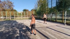 Серж Дур-Дачник. Фрагменты Лета 2023 года. Август 2023 года.  Импрофутболье.