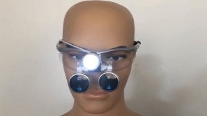 Бинокуляр очки-лупа хирургические с фонариком
