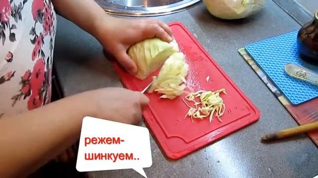 Капуста тушеная с мясом..(Мамина кухня) смотреть онлайн