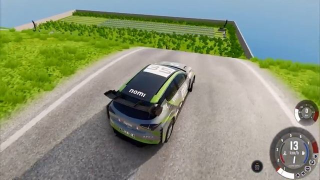 Cortando Carros ao Meio em alta velocidade no Beamng Drive com Mods смотреть онлайн