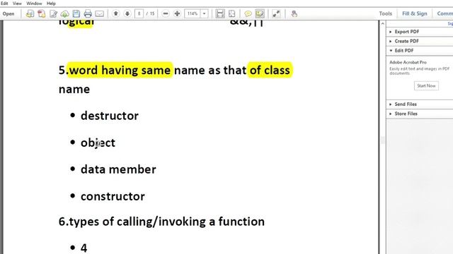 MCQ's Java Class 10 ICSE  Set B. (10 Questions)