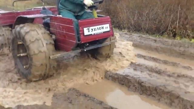 Амфибия, а не вездеход! Каракат. Болотоход смотреть онлайн