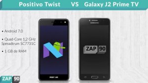 Positivo Twist vs J2 Prime TV (Comparativo)