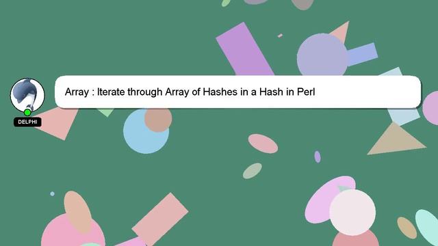 Array : Iterate through Array of Hashes in a Hash in Perl смотреть онлайн