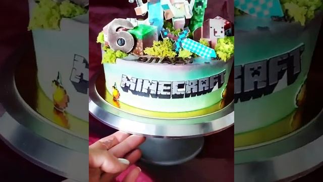 Торт для мальчика 6 лет Майнкрафт смотреть онлайн