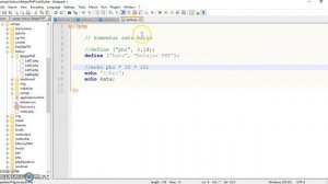 Belajar PHP - 8 - Komentar dalam PHP