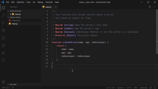 How to use JSDoc - Basics & Introduction