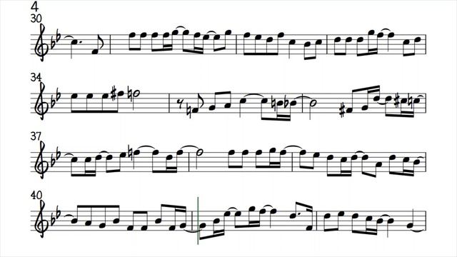 Goodbye To Love Flute Violin Sheet Music Backing Track Play Along Partitura
