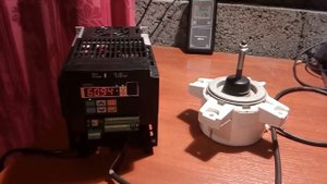 Запуск BLDC двигателя  от частотника OMRON MX2