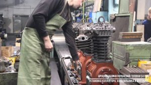 Компрессорная головка С415М - установка блока цилиндров и первый запуск