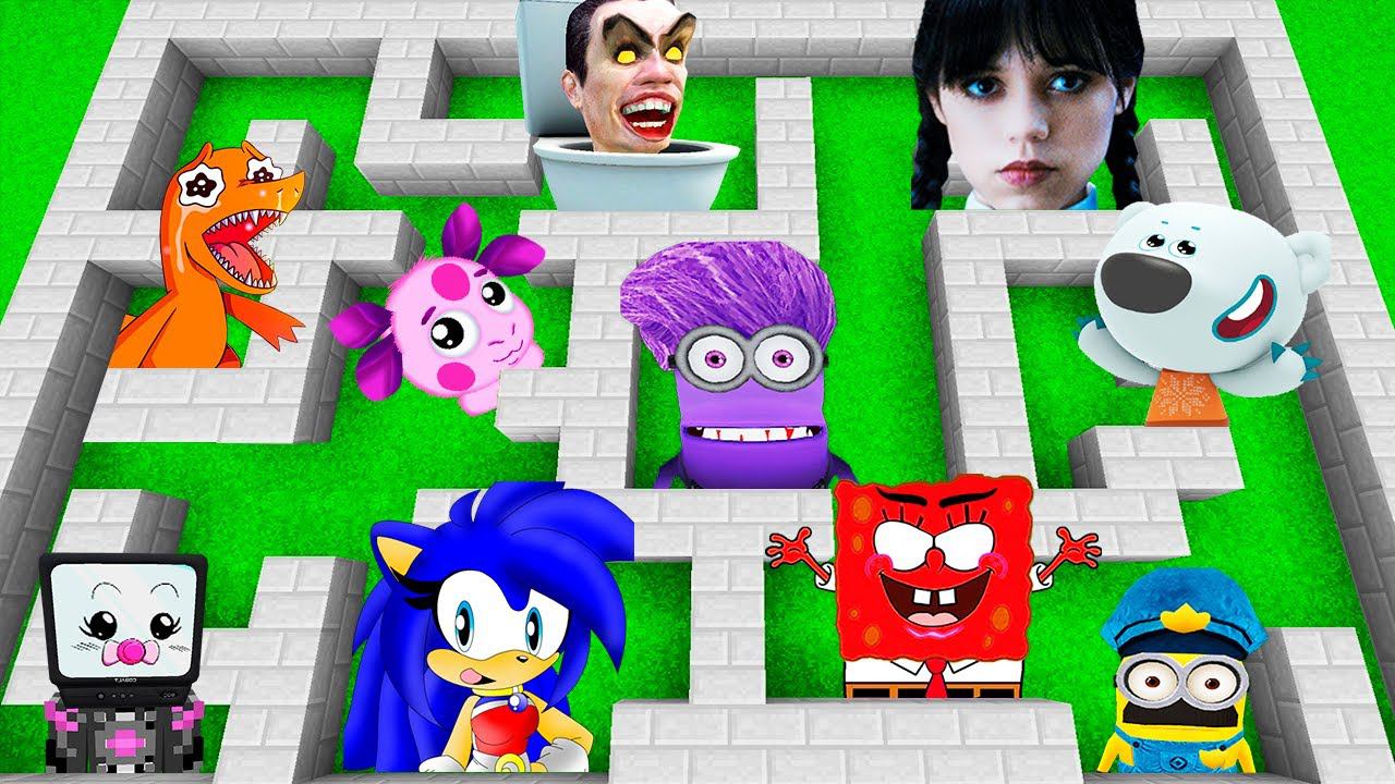 БЕСКОНЕЧНЫЙ ЛАБИРИНТ в МАЙНКРАФТ ЗОМБАК