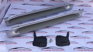 Подножки (пороги)  Toyota Land Cruiser Prado 150  Modellista Серебро