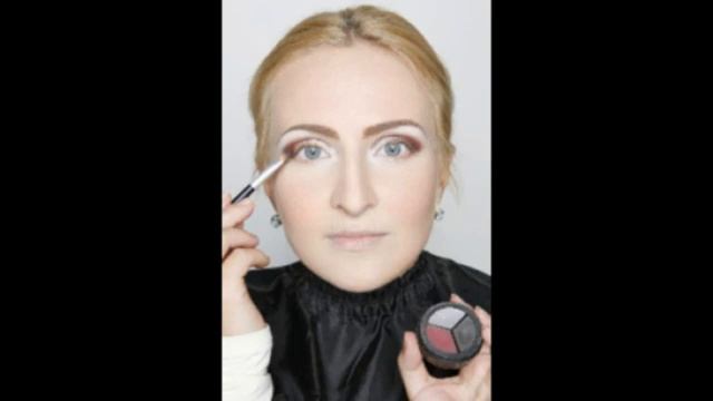 Макияж в красно-коричневых тонах смотреть онлайн
