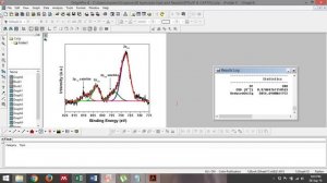 XPS peak fitting using Origin Pro