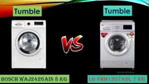 LG FHM1207ADL 7 kg Vs BOSCH WAJ2426AIN 8 kg Fully Automatic Front Load Washing Machine