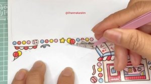 stickers journaling ?cute kawaii sticker? Immersive ASMR bullet journal | Compilation Ep.6