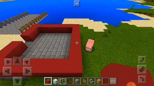 Как построить причал с домиком спосатиля в Minecraft