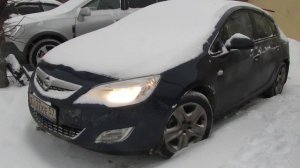 Opel Astra J запуск двигателя 1