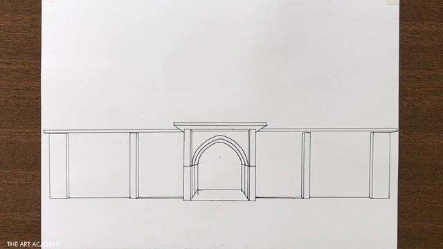 How to Draw a Romanesque Architecture in 1-Point Perspective смотреть онлайн