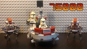 Обзор на Lego Star Wars 75000 Штурмовики-клоны против Дроидеков