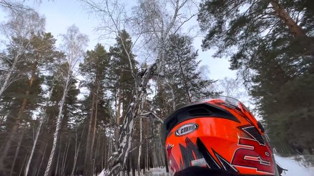 Поехали кататься на квадрике, сломался снегоход у инструктора? смотреть онлайн