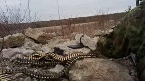 Пулемет Браунинг М2 ВинтовкаG3 .Учебныи "Бой" и  суперключ к пулемету МГ-3. Облом на 1200 патронов.