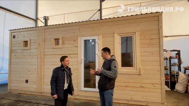 Отзыв Евгения, мобильная баня Карелия