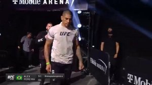 UFC Ring Girl Can’t Control herself when Alex Pereira weighs in ? #ufc276