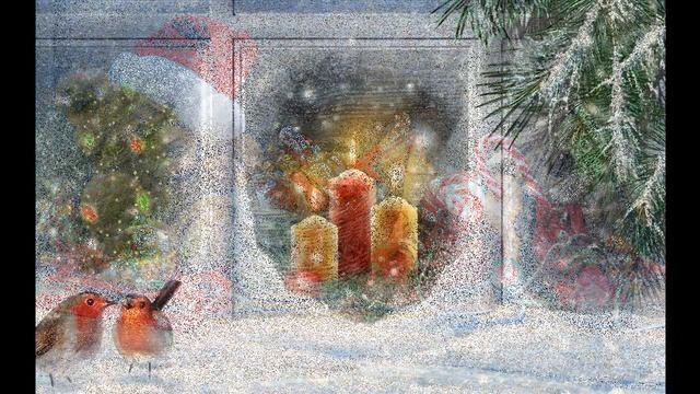 С РОЖДЕСТВОМ ! (Музыкальная открытка). смотреть онлайн