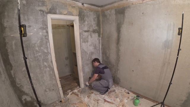 Снятие старых виниловых обоев со стен в малой комнате смотреть онлайн