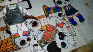 Жизнь бумажных кукол лол серия от подруги