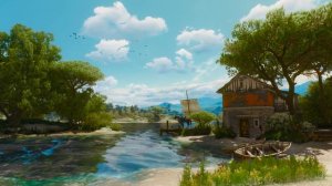 Lake Shore In Toussaint-Witcher Meditation-1 Hour Atmospheric Ambience+Music🎶