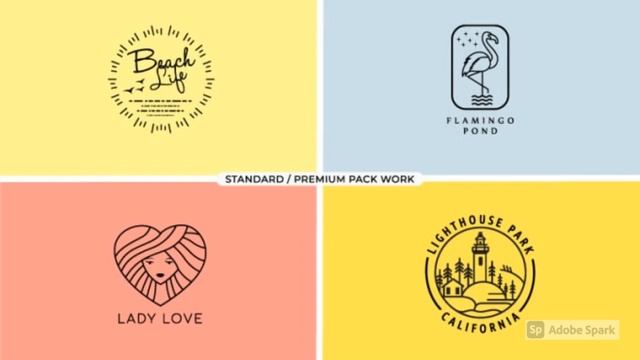 I will design 2 modern minimalist logo free vector files